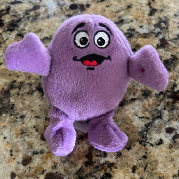 McDonald’s Grimace Beeanie Baby 2009
30 Years of Happiness TY x McDonalds toy - Picture 1 of 4